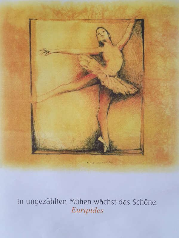 In ungezählten Mühen wächst das Schöne. (Euripides)